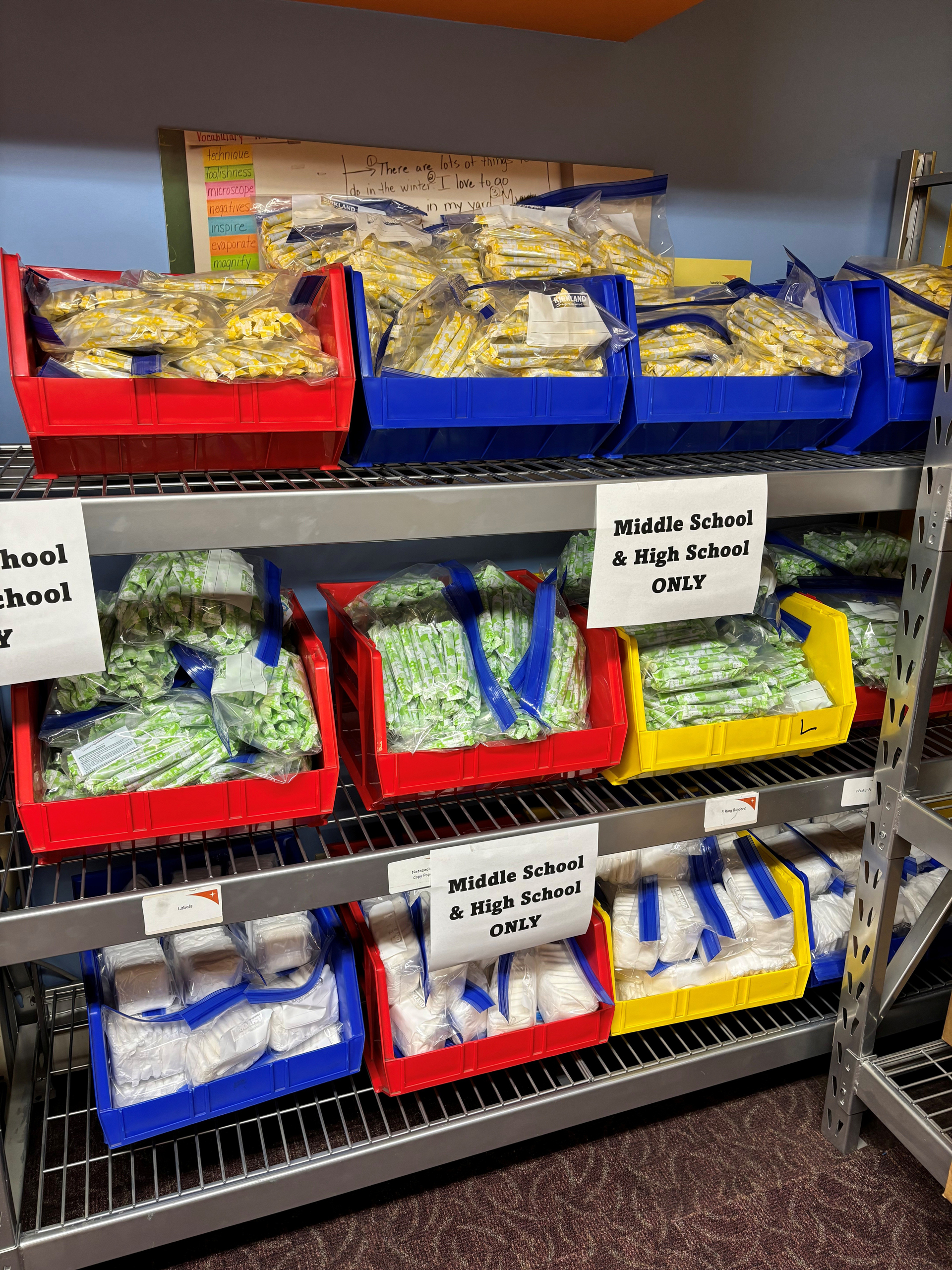 Teachers Resource Center Display